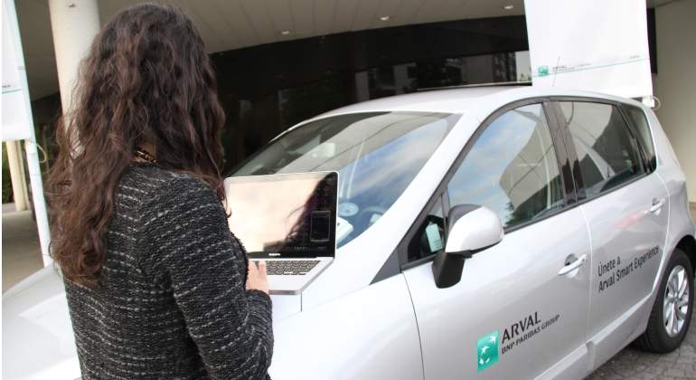 Coche de renting.