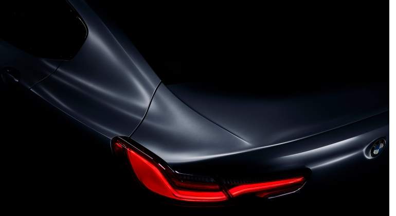Detalle del faro trasero del nuevo BMW Serie 8 Gran Coupé.