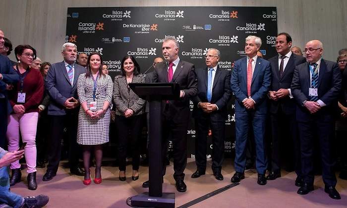 El presidente de Canarias ngel Vctor Torres es un evento