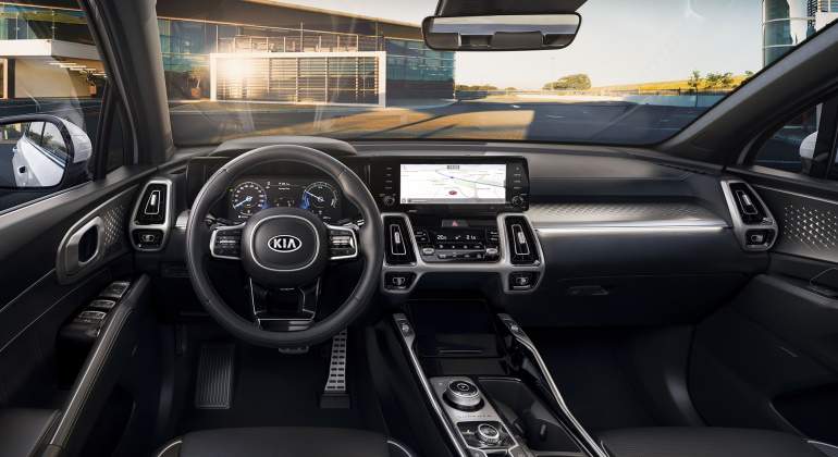 Interior de la cuarta generación del Kia Sorento