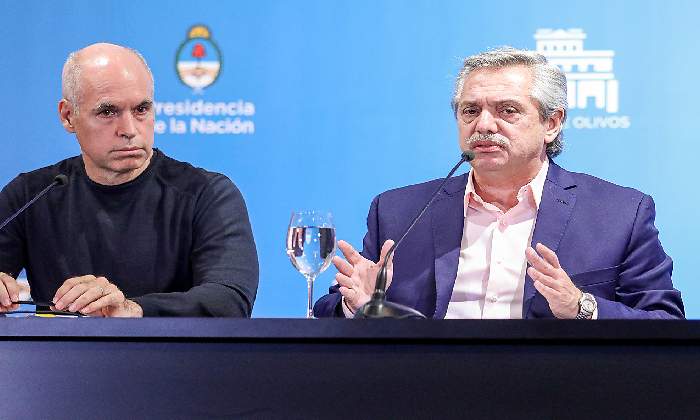 Larreta y Alberto Fernndez