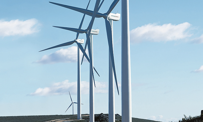 Turbinas instaladas por la empresa espaola Siemens Gamesa