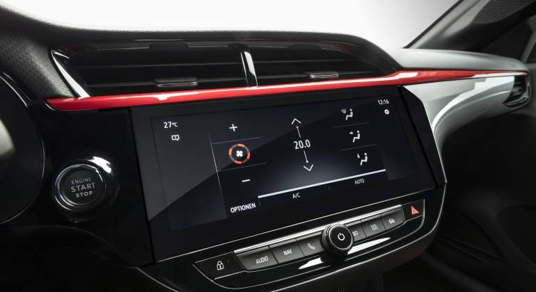 Pantalla de 10 pulgadas del Opel Corsa.