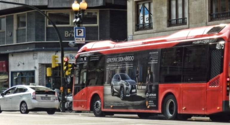 Autobús de Zaragoza.