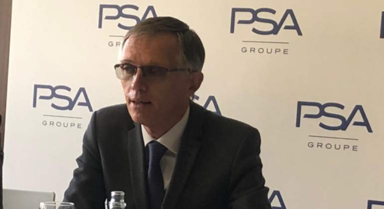 Carlos Tavares, en la rueda de prensa.