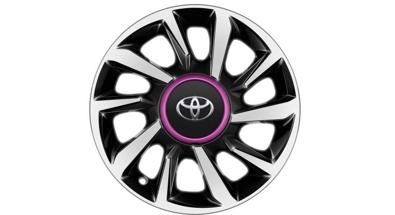 Llantas específicas del alto de la gama Aygo.