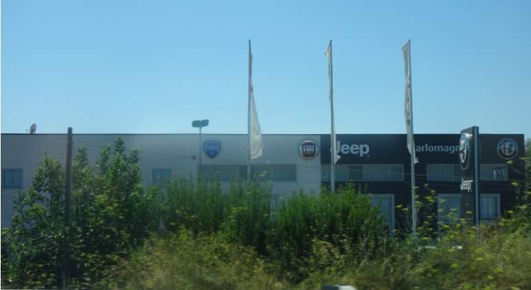 Concesionario grupo Fiat en Italia.