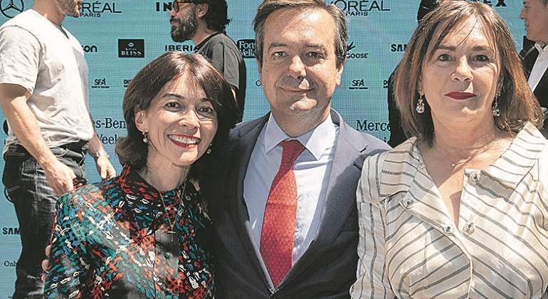 Nuria de Miguel, Eduardo López-Puertas y Charo Izquierdo.