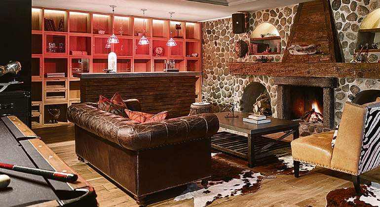 Una de las 21 suites del complejo.