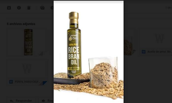 aceite arroz
