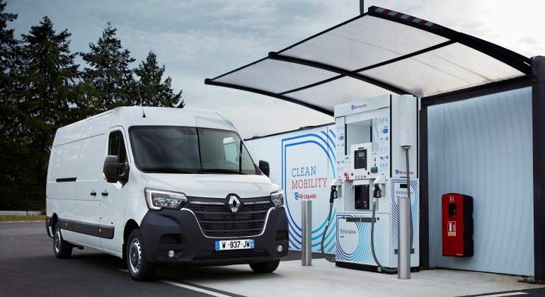 Los comerciales de pila de hidrógeno de Renault.
