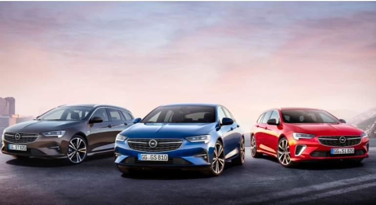 Gama completa del Opel Insignia.