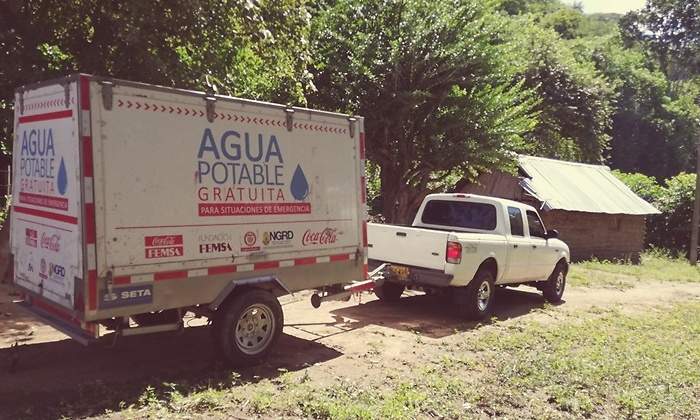 camion agua potable