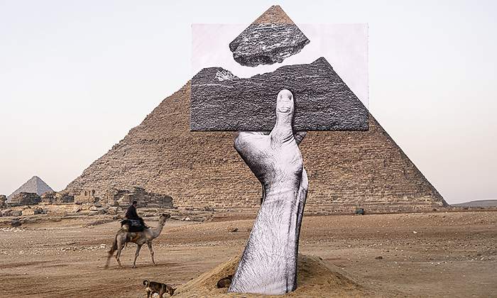 Pirmides Egipto arte contemporneo