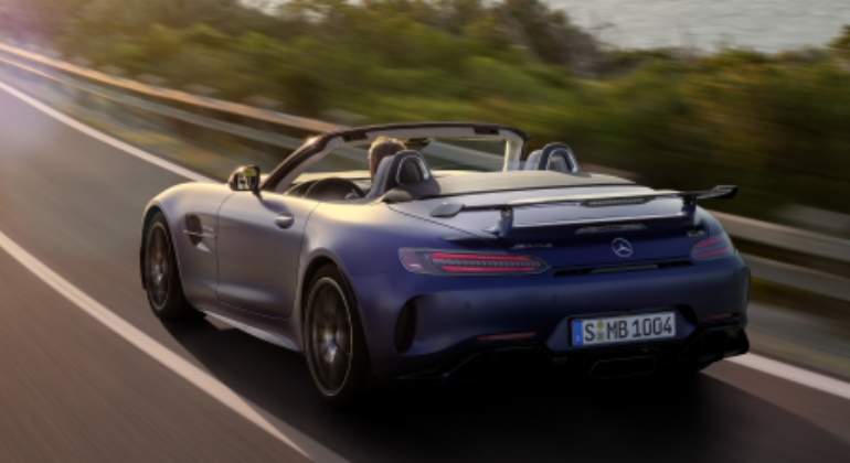 Mercedes AMG GT R roadster.