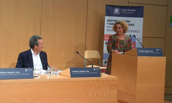 La secretaria de la Red Espaola del Pacto Mundial Clara Arpa