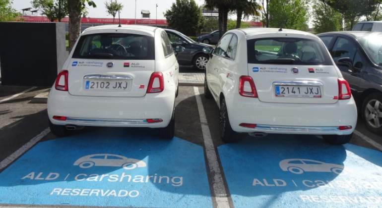 Coches de ALD Carsharing.