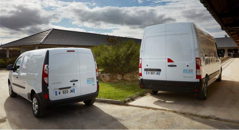 Los comerciales de pila de hidrógeno de Renault.