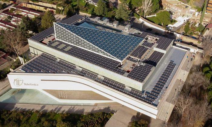 El centro nacional de supervisin de Telefnica en Aravaca