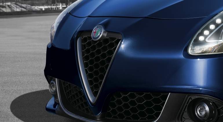Frontal del nuevo Alfa Romeo Giulietta.