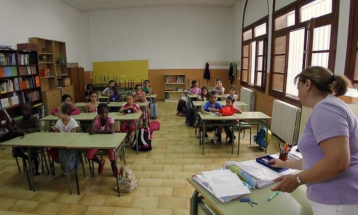 Clase en un colegio