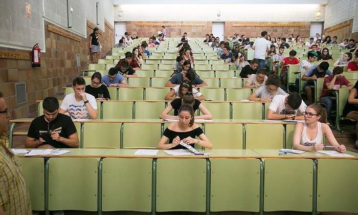 Pruebas de acceso a la universidad en Zaragoza