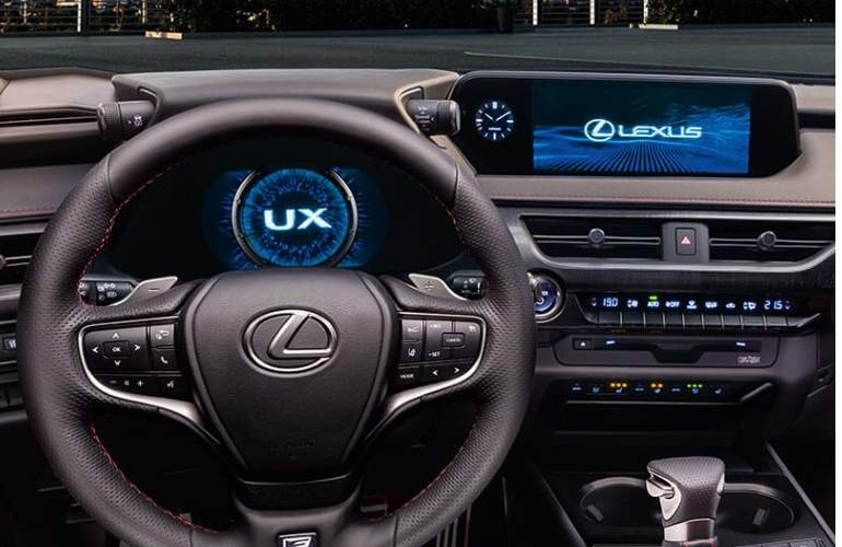 Consola del Lexus UXh Engawa.
