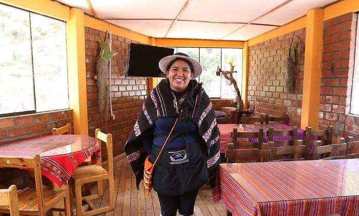 mujer andina