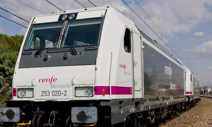 Locomotora de mercancas de Renfe