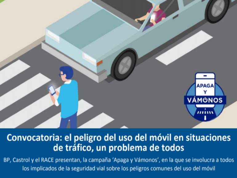Cartel de la campaña de BP, Castrol y RACE.