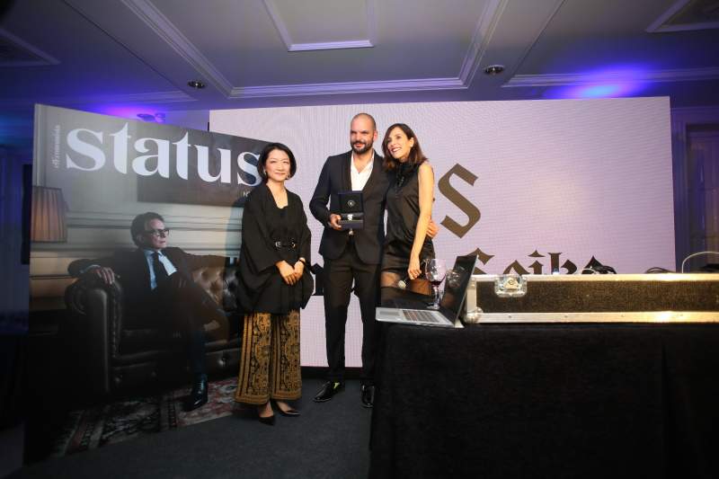 José Luis Reyes, Idonea Comunicación, Tomomi Sati, Grand Seiko y Yolanda Sacristán, colaboradora externa de Status.