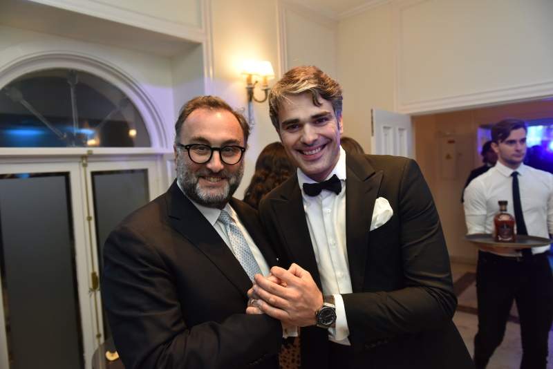 Cristiano Badoch, head of luxuty de Status, y Marcello Picasso, comercial de Status en Italia.
