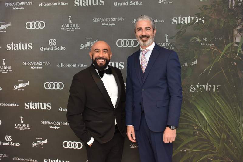 Miguel Bañón, colaborador Status; y Ignacio González, Audi.