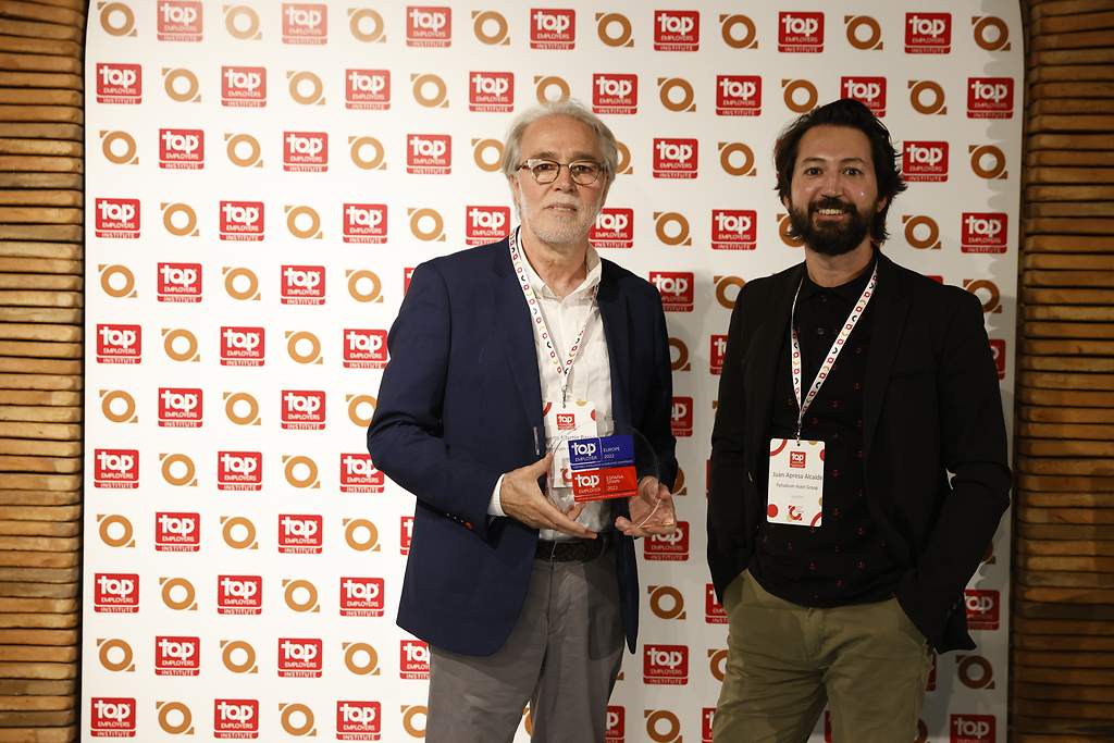 Roberto Martín y Juan Apresa, representantes de Palladium Hotel Group