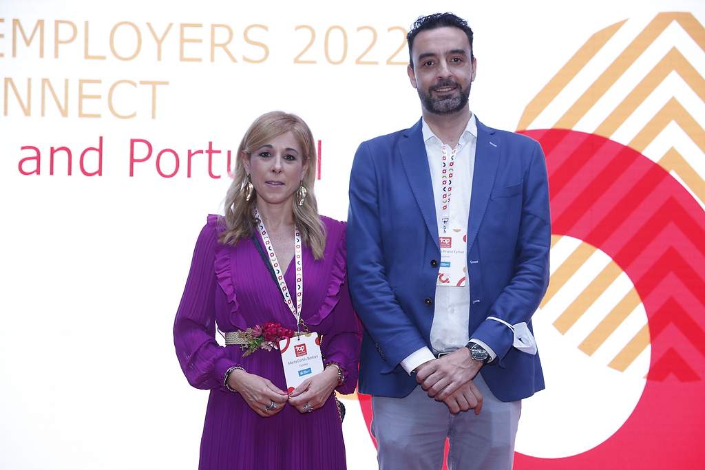 Marta Cortés y Fernando Prieto, representantes de Cajamar