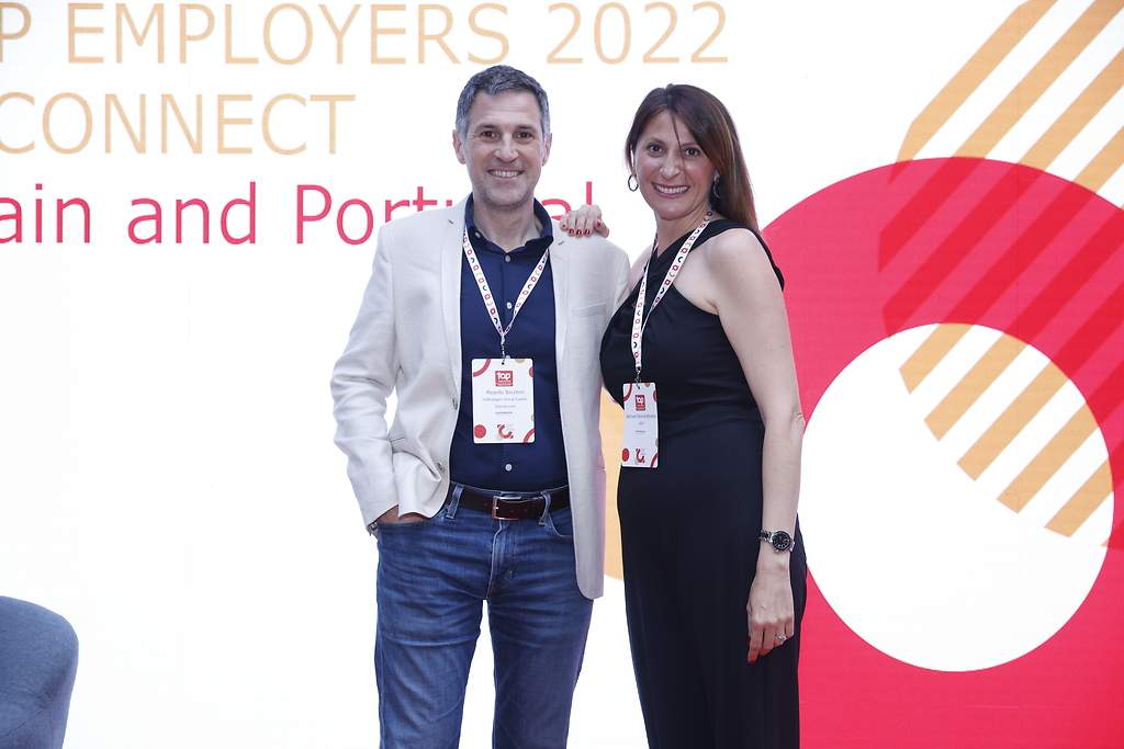 Ricardo Bacchini y Meritxell Monné, representantes de Volkswagen Group España Distribución