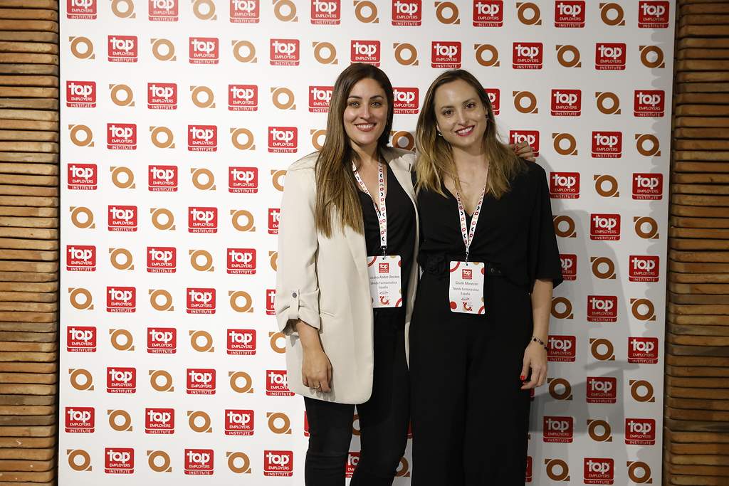 Susana Abder-Rezzaq y Gisele Menecier, representantes de Takeda