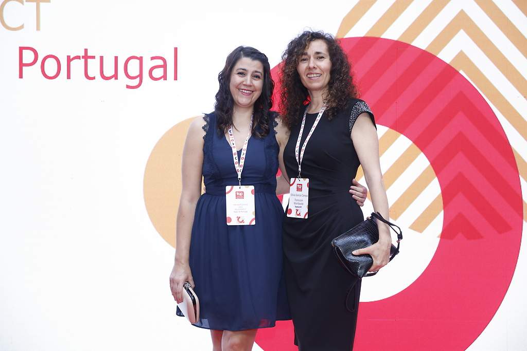 Sonia Muñoz y Silvia García, representantes de Transcom