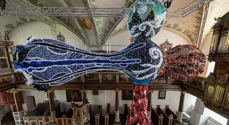 Valkyrie Thyra (2023) de Joana Vasconcelos.