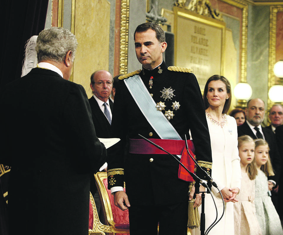 Felipe VI, en su primer discurso como jefe del Estado