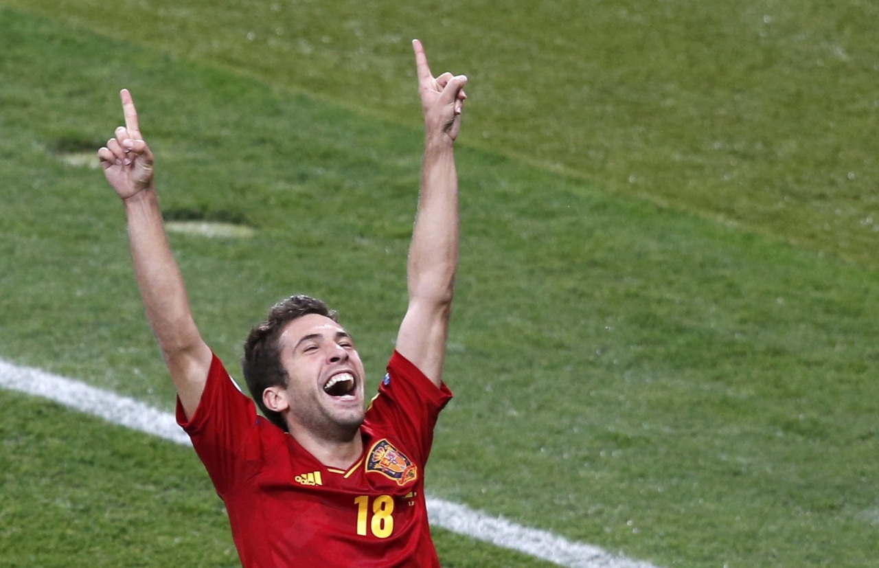 <b>Jordi Alba celebra</b>