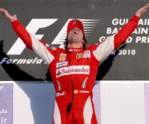 Felicidad en el podium