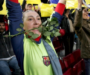Sant Jordi y el Camp Nou, unidos