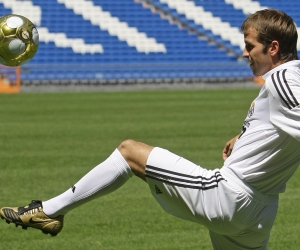 Van Der Vaart pisa el Bernabéu