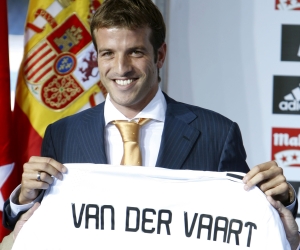 Van Der Vaart pisa el Bernabéu