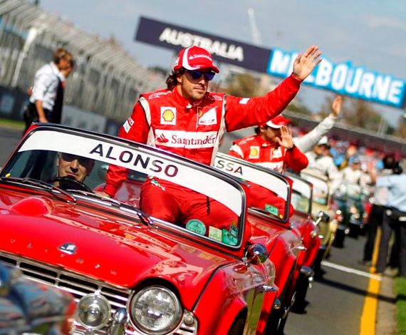 Pilotos modernos, coches de época