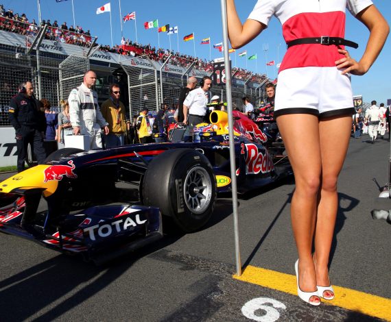 Vettel y las distracciones de salida