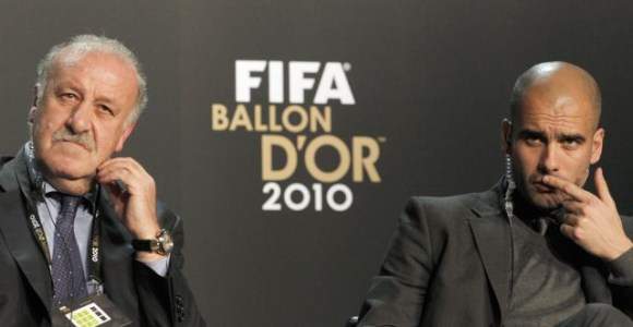 Del Bosque, Guardiola, Cruyff y Aragonés golean a Mourinho como rey de los banquillos