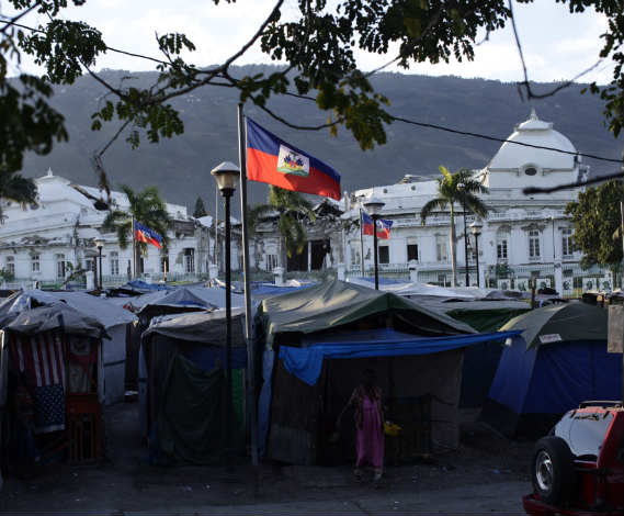 Asentamientos junto al Palacio Nacional