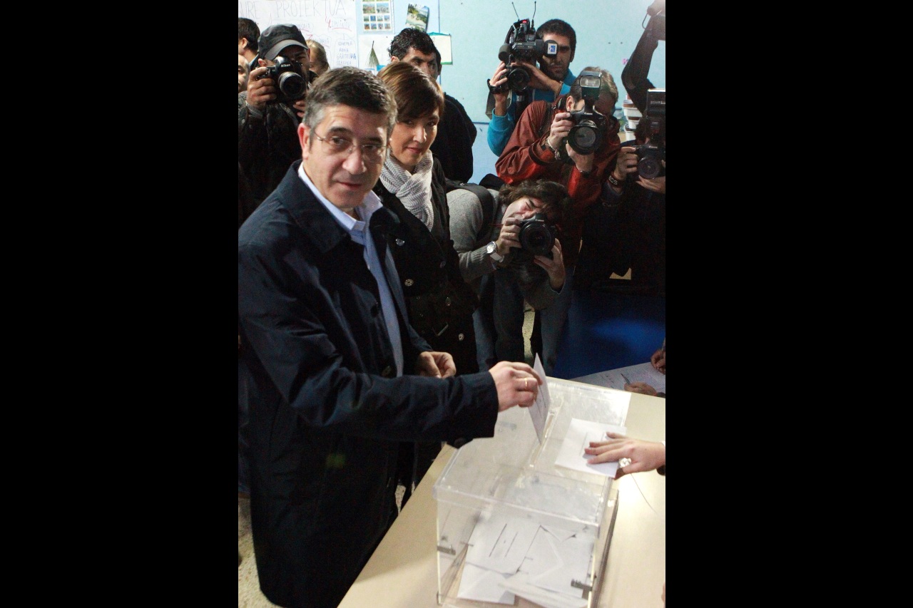 Patxi López, vota